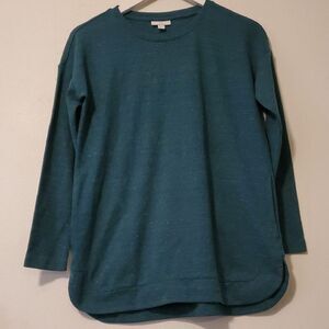 J Jill Woman Teal Top XS